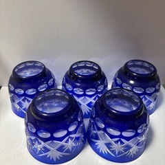 急募‼️切子グラス5個セットの画像