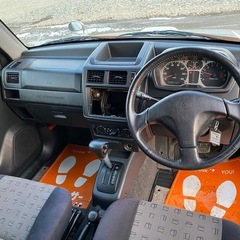 ☆コミコミ車検R8/2迄☆三菱 パジェロミニ☆タイベル交換済☆バリ溝冬タイヤ☆当時ナンバー☆格安現状販売☆黒ナンバー可☆フードデリ配送☆格安軽自動車☆札幌市白石区東米里☆廃車高額買取保証☆Aphananthe(アファナンテ)の画像