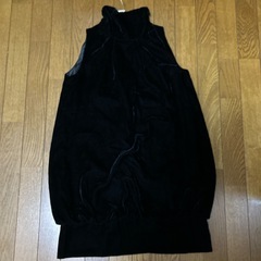 新品未使用　タグ付き　ドレス　パーティ　ワンピース　スカート　ベロア　フォーマルの画像