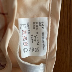 ダウン（肩あてベスト）の画像