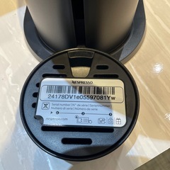 【コーヒーメーカー】【ネスプレッソ】クリーニング済み【管理番号1128】野の画像
