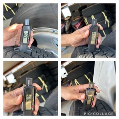 ハイエース　キャラバン　ブリザック 2023年 岐阜 スタッドレスタイヤ スタッドレスブリザック　195/80R15の画像