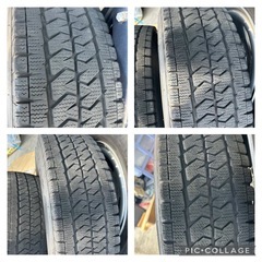 ハイエース　キャラバン　ブリザック 2023年 岐阜 スタッドレスタイヤ スタッドレスブリザック　195/80R15の画像