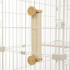 【ほぼ新品】猫壱 爪とぎ  麻 ケージ用の画像