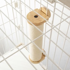 【ほぼ新品】猫壱 爪とぎ  麻 ケージ用の画像
