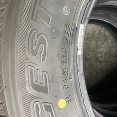 ブリヂストンタイヤデューラー新車外しタイヤの画像