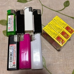 ライター　マッチの画像