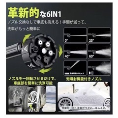 新品 定価9,000円 高圧洗浄機の画像