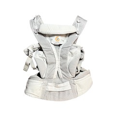 【極美品】エルゴベビー オムニブリーズ メッシュ パールグレー 抱っこ紐の画像