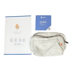 【極美品】エルゴベビー オムニブリーズ メッシュ パールグレー 抱っこ紐の画像