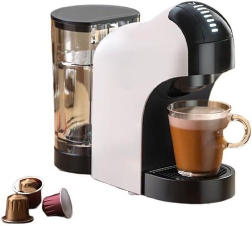 小型家庭用 カプセルコーヒーマシン 全自動コーヒーマシン カフェ ガラスポット