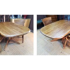 K30　柏木工　アームチェア　ダイニング３点セットの画像