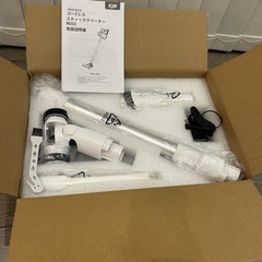 新品　コードレス　掃除機　白の画像