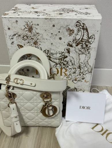 レディ ディオール マイ ABCディオール スモール バッグ (クリーム)