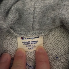 Championパーカー子供用の画像