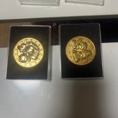 映画ドラえもんと乱太郎の記念メダルセットの画像