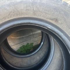 キャンター、エルフ等2tトラック・ダンプ等 205/70-16　12PR　スタッドレスタイヤ6本 　の画像