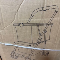 多機能 折りたたみ式 ショッピングカート トロリー 2 in 1頑丈 黒の画像