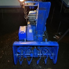 ☆早期引取り希望！除雪機！ヤマハ！YT660E！6馬力！HST！電動2段シューター（左右）！動作OK！☆の画像