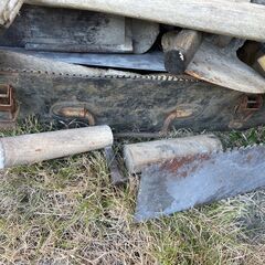 佐官道具 コテ 佐官鏝  木鏝 トンカチ など まとめて 佐官 古道具の画像