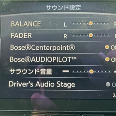 スカイライン350ハイブリッド　BOSEシステムの画像