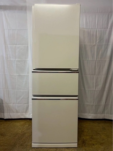 【6ヶ月保証】三菱電機 冷蔵庫 MR-CX27C-W1 2018年製 272L 右開き