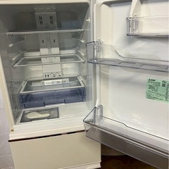 【月末最終セール】【6ヶ月保証】三菱電機 冷蔵庫 MR-CX27C-W1 2018年製 272L 右開きの画像