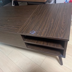 テーブル　机　収納の画像