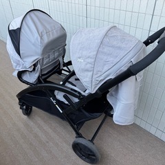 Joie 2人乗りベビーカー　グレーの画像
