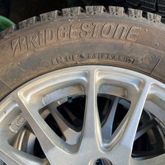 155/65R13, ブリヂストン,2018年,4本, アルミホイールセットの画像