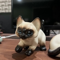 猫の置物　３点セットの画像