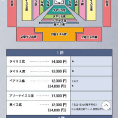 大相撲冬巡業　久留米アリーナ　12/7　ペアマス席向正面の画像