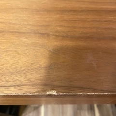 【本体無料】【配送のみ】パソコンデスク　ウォールナットの画像