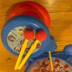 引き取り限定　パウパトロール たたいて、ひいて、うたおう！電子ドラムセットの画像