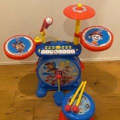引き取り限定　パウパトロール たたいて、ひいて、うたおう！電子ドラムセットの画像