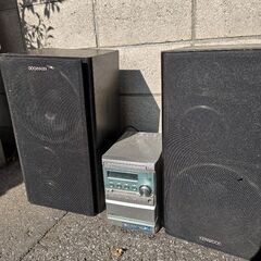 CDラジカセステレオの画像