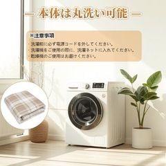 新品 電気敷き毛布 電気毛布の画像
