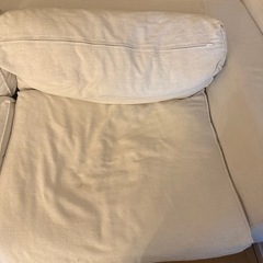 【無料】ソファ ３人掛け 白色の画像