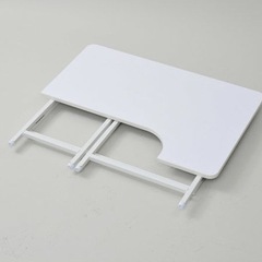 【極美品】山善折りたたみデスク L字型 組立不要　折りたたみデスク パソコンデスク コーナーデスク L字型 在宅勤務の画像