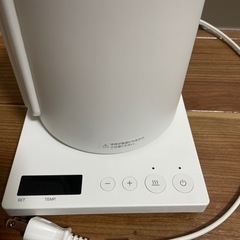 無印良品　温度調節機能付き　電気ケトル　0.8Lの画像