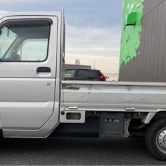 ⚫️① 軽トラック(車両のみ)　スズキ　キャリィ　AT　エアコン　パワステ　車検R9年までの画像