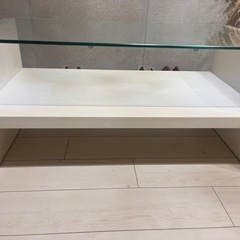 📣 ガラス天板ローテーブル（使用感あり）お譲りします！200円 or 無料🫶の画像