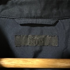 UNIQLO ユニクロ　オーバーシャツジャケット　ネイビー XLの画像