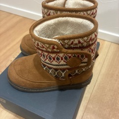 ムートンブーツ　キッズ　美品　箱なしの画像