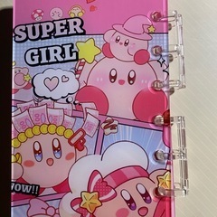 星のカービィシール帳バインダーシャカシャカノートの画像