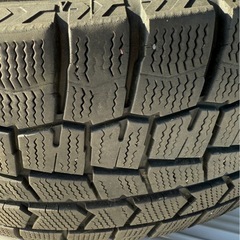 215/60R16 ダンロップWM02 中古　スタッドレス　ホイール付き4本セットの画像