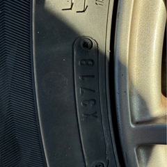 215/60R16 ダンロップWM02 中古　スタッドレス　ホイール付き4本セットの画像