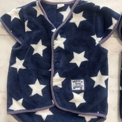 ベビー用　スリーパー　ベスト　2着セット　90サイズ　の画像