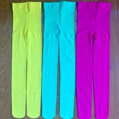 新品　キッズタイツ　子供タイツ　タイツ　125〜145 3足セットの画像