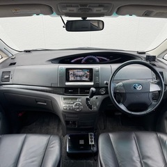 H.21年/エスティマ【2.4アエラス レザーパッケージ】/Fモデリスタ/車検《令和9年12月》まで/128,000km/両側パワスラ/前後ドラレコ/18インチの画像